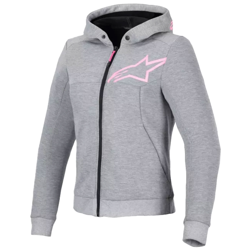 Alpinestars Stella Chrome V2 Sport női motoros pulóver szürke-rózsaszín