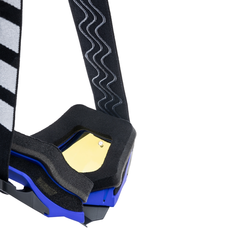 iMX Sand motocross szemüveg fekete-kék, irídium plexivel