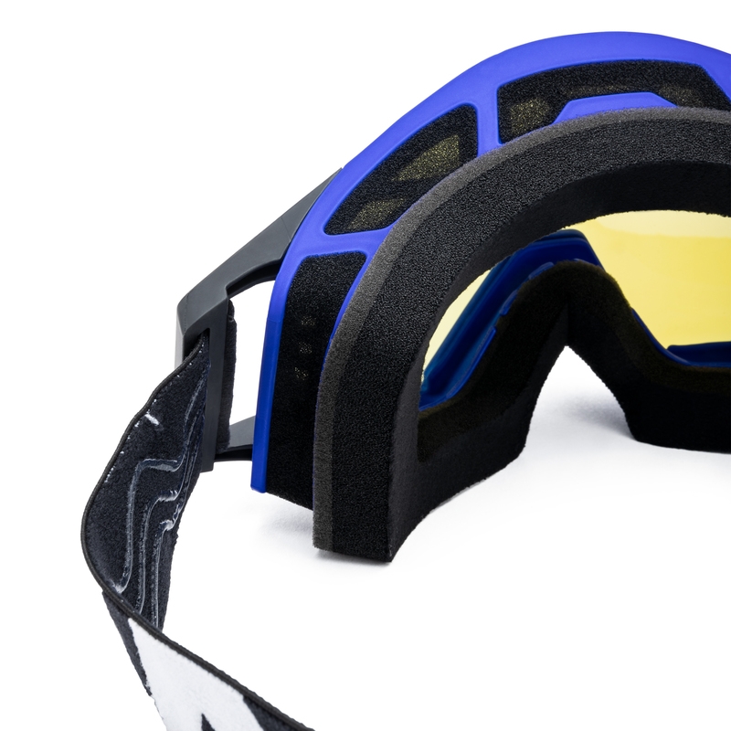 iMX Sand motocross szemüveg fekete-kék, irídium plexivel