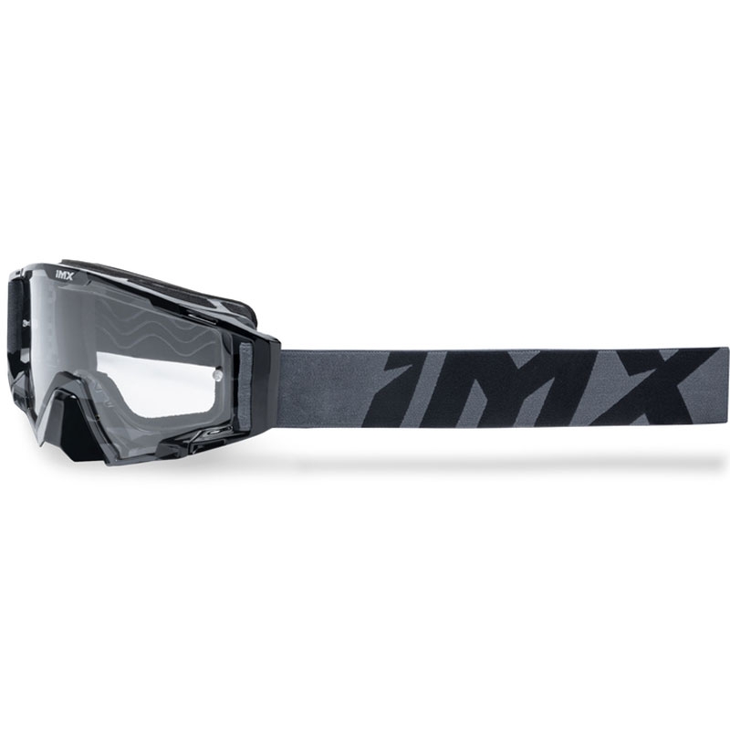 iMX Sand motocross szemüveg szürke-fekete, irídium plexivel