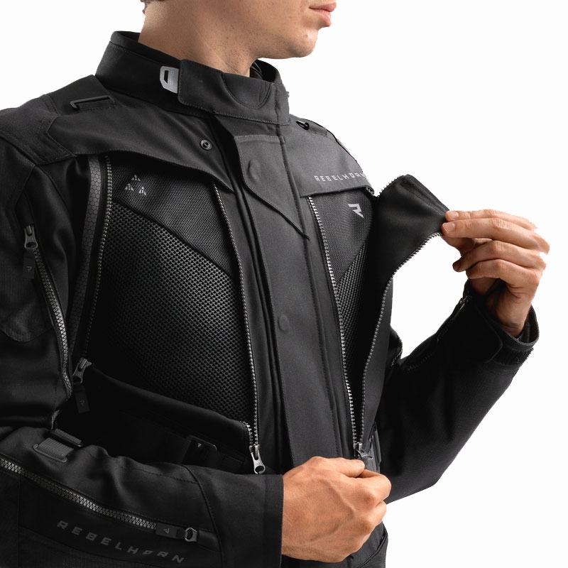 Rebelhorn Hardy 3.0 motoros kabát fekete