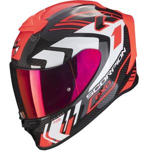 Scorpion EXO-R1 EVO Carbon Air Supra zárt bukósisak fekete-piros
