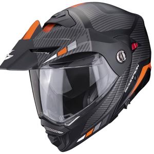 MOTOROS sisak SCORPION ADX-2 CAMINO fekete-ezüst-narancs kiárusítás