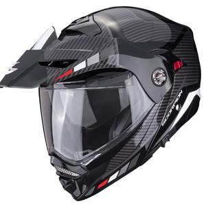 MOTOROS sisak SCORPION ADX-2 CAMINO fekete-ezüst-piros kiárusítás