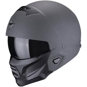 Scorpion EXO-COMBAT II Solid graphite levehető állú bukósisak