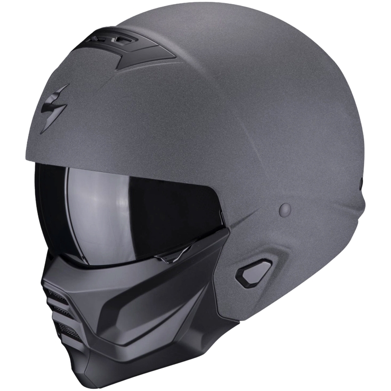 Scorpion EXO-COMBAT II Solid graphite levehető állú bukósisak
