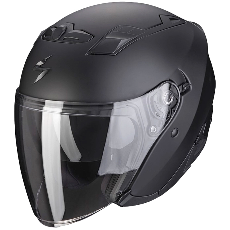 SCORPION EXO-230 Solid nyitott motoros bukósisak fekete matt