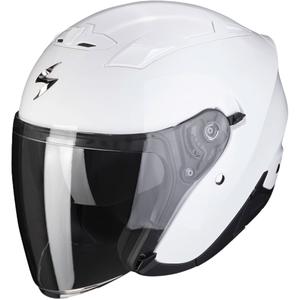 SCORPION EXO-230 Solid nyitott motoros bukósisak fehér