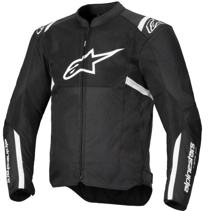 Alpinestars T-SPS Air V2 motoros kabát fekete-fehér