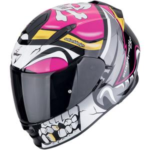 Integrální helma na motorku Scorpion EXO-491 PIRATE růžová