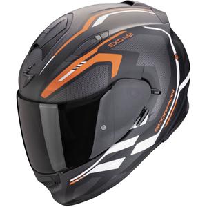 Scorpion EXO-491 KRIPTA zárt bukósisak matt fekete-narancssárga-fehér
