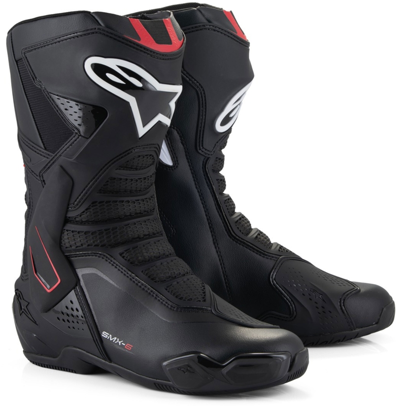 Alpinestars SMX-6 3 motoros csizma fekete-piros