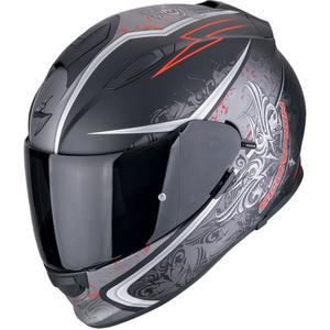 Scorpion EXO-491 RUN zárt motoros bukósisak matt fekete-piros