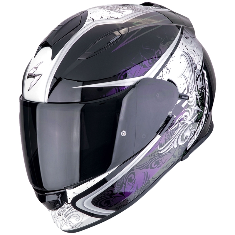 Scorpion EXO-491 RUN zárt motoros bukósisak fekete chameleon