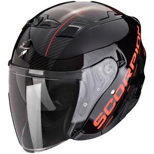 SCORPION EXO-230 QR nyitott bukósisak fekete-piros