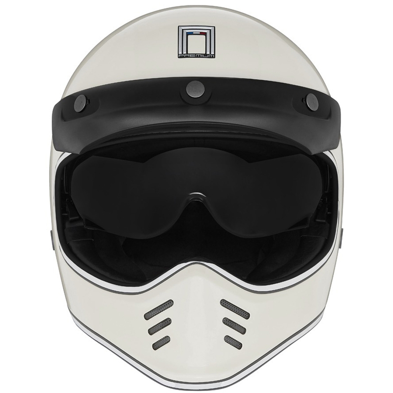 NOX PREMIUM SEVENTY II zárt bukósisak elefántcsontfehér