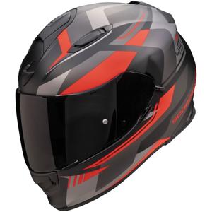 Scorpion EXO-491 Abilis zárt motoros bukósisak fekete-szürke-piros