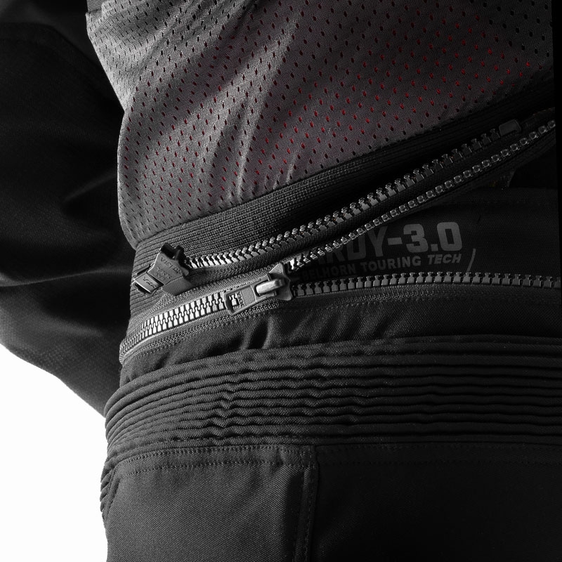 Rebelhorn Hardy 3.0 rövidített motoros nadrág fekete