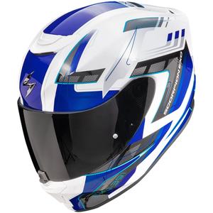 Scorpion EXO-391 CAPTOR zárt motoros bukósisak fehér-kék