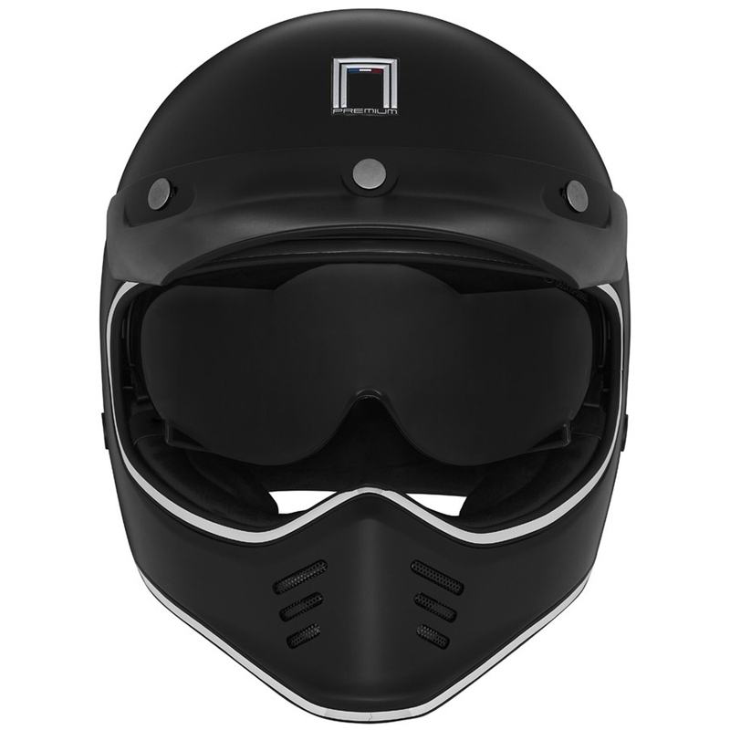 NOX PREMIUM SEVENTY II zárt bukósisak matt fekete