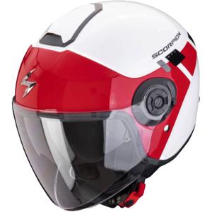 Scorpion EXO-CITY II Mall nyitott sisak fehér-piros