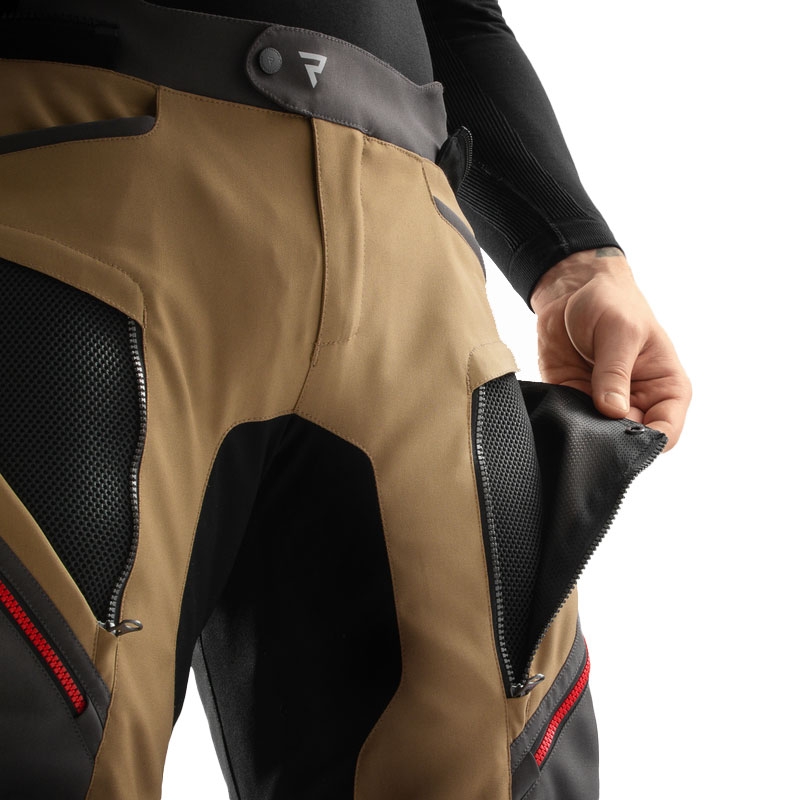 Rebelhorn Hardy 3.0 motoros nadrág bézs-szürke-piros