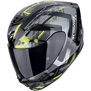 Scorpion EXO-391 CLUTTER zárt motoros bukósisak fekete-fluo sárga