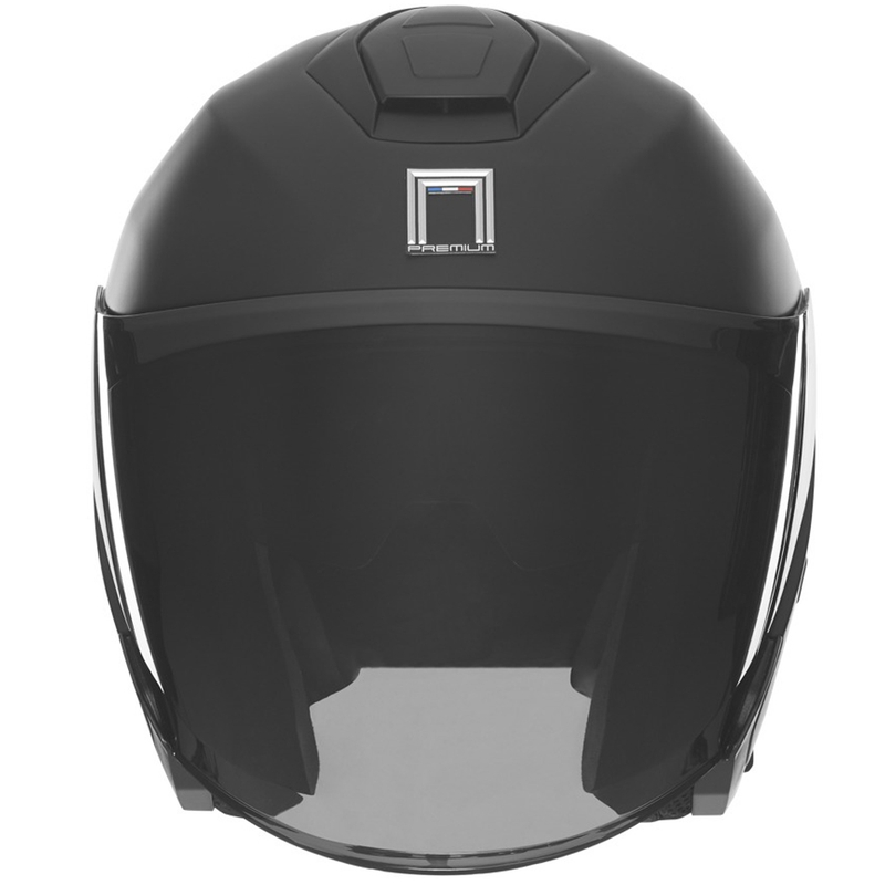 NOX PREMIUM SPY nyitott motoros sisak matt fekete