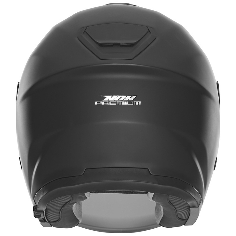 NOX PREMIUM SPY nyitott motoros sisak matt fekete