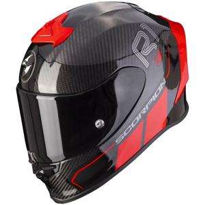 Scorpion EXO-R1 EVO Carbon Air Corpus II zárt bukósisak fekete-piros