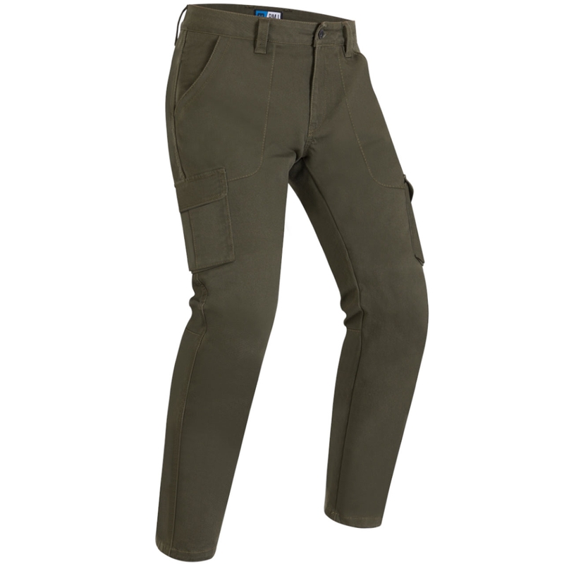PMJ Aviator Cargo motoros farmernadrág khaki
