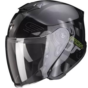 Nyitott sisak Scorpion EXO-S1 Gravitáció fekete-ezüst