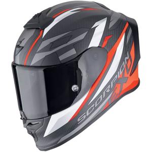 Scorpion EXO-R1 EVO CARBON AIR RUNNER zárt motoros bukósisak matt fekete-piros