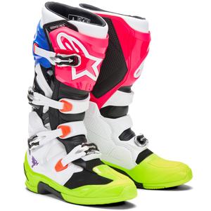 Alpinestars TECH 7 limitált kiadású Hay motokrossz csizma multicolor