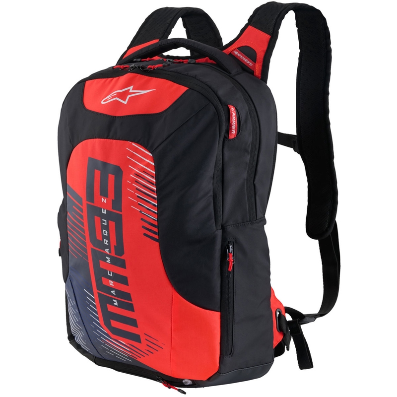 Alpinestars City Hunter V2 MM93 hátizsák fluo piros-kék-fekete-fehér