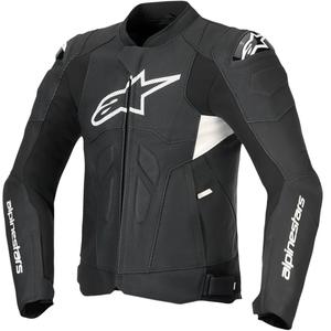 Alpinestars Dusk Airflow motoros bőrkabát fekete-fehér