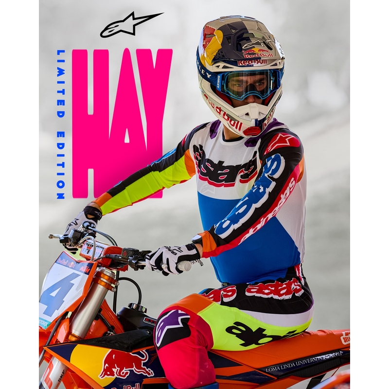 Alpinestars Supertech SX limitált kiadás HAY motokrossz mez multicolor