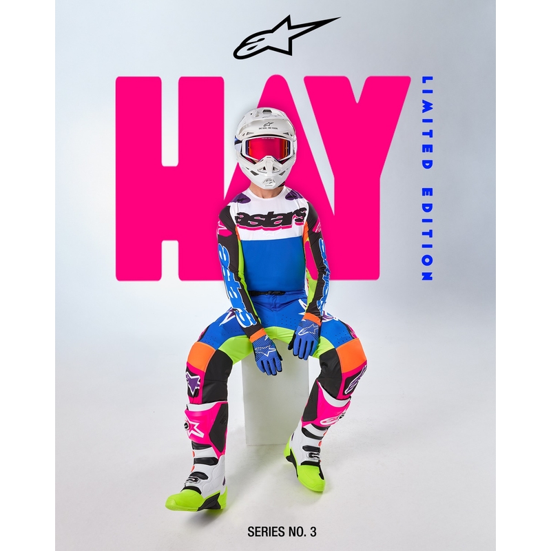 Alpinestars Supertech SX limitált kiadás HAY motokrossz mez multicolor