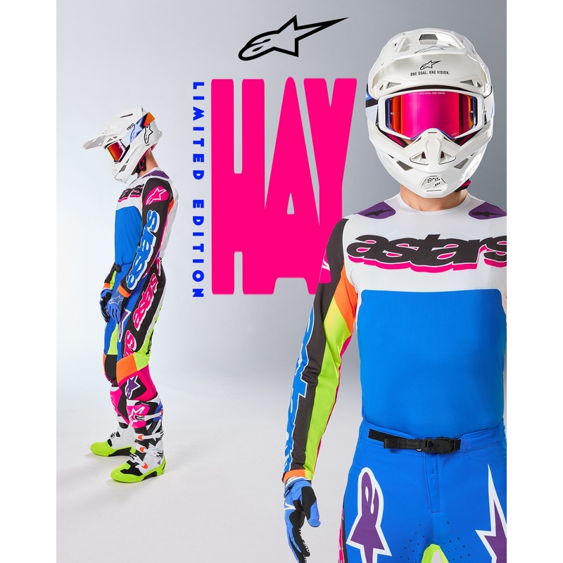 Alpinestars SUPERTECH limitált kiadás HAY motokrossz nadrág multicolor