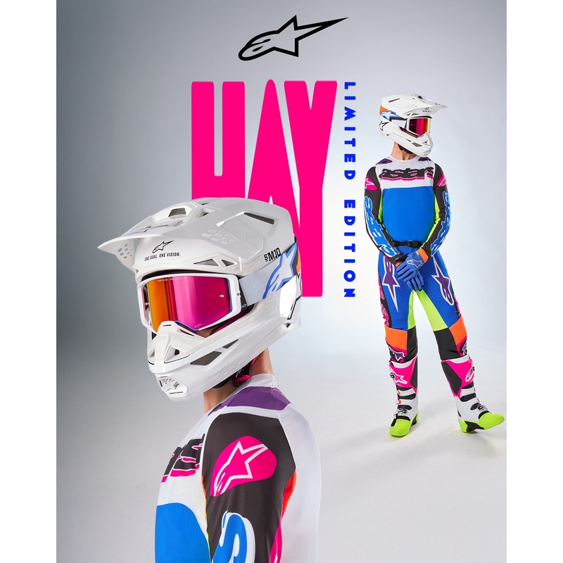 Alpinestars SUPERTECH limitált kiadás HAY motokrossz nadrág multicolor