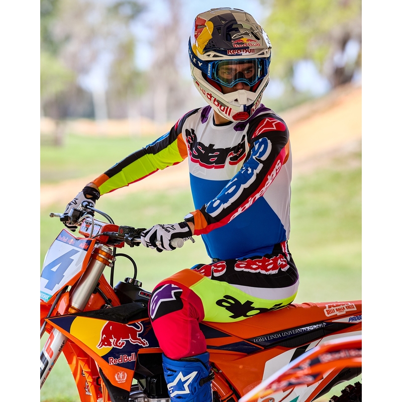 Alpinestars SUPERTECH limitált kiadás HAY motokrossz nadrág multicolor