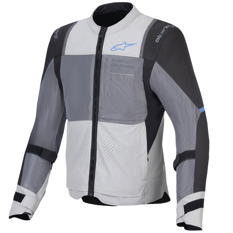 Alpinestars ST-2 Air motoros kabát világosszürke-szürke-fekete