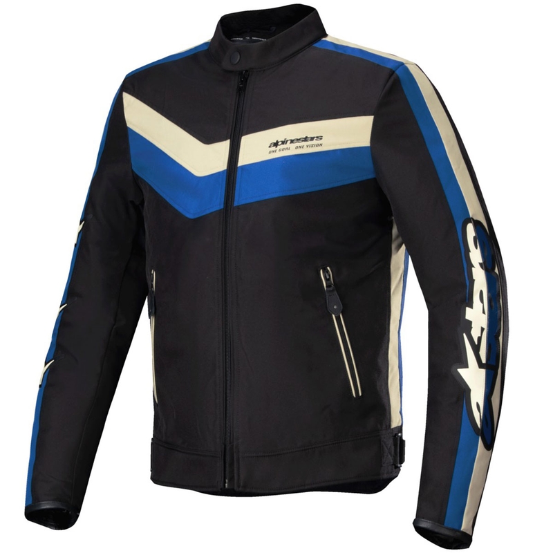 Alpinestars T-Dyno Water Resistant motoros kabát fekete-kék-bézs