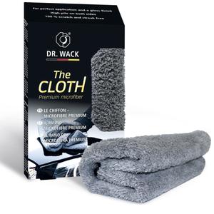 Dr. Wack The Cloth vastag prémium törlőkendő a végső polírozáshoz szürke