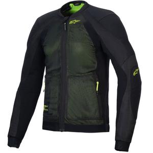 Alpinestars TROOP-AIR motoros kabát fekete-fluo sárga
