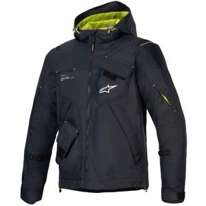 Alpinestars MOGRESS AIR motoros kabát fekete-lime-fehér