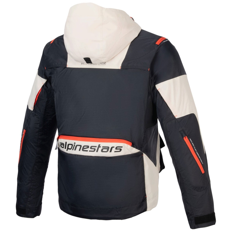 Alpinestars MOGRESS AIR motoros kabát fekete-mandula-narancssárga