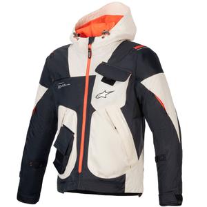 Alpinestars MOGRESS AIR motoros kabát fekete-mandula-narancssárga