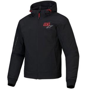 Alpinestars RADIUM TECH HOODIE MM93 motoros kabát fekete-piros-szürke