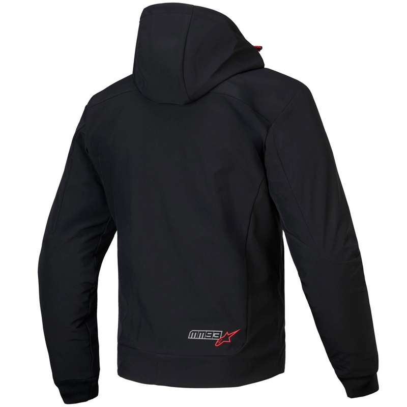 Alpinestars RADIUM TECH HOODIE MM93 motoros pulóver fekete-piros-szürke